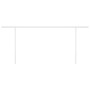 Manual retractable awning with cream poles 6x3 m by vidaXL, Awnings - Ref: Foro24-3069997, Price: 684,10 €, Discount: %