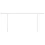 Toldo retráctil manual con postes crema 6x3 m de vidaXL, Toldos - Ref: Foro24-3069997, Precio: 659,28 €, Descuento: %