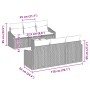 Juego de Sofá de Jardín de 7 Piezas con Cojines Gris Ratán Poliéster by , Outdoor sofas - Ref: Foro24-3346609, Price: 472,11 ...