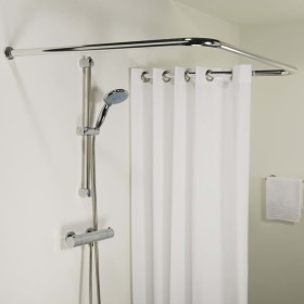 Sealskin Chrome Combi Shower Curtain Rod by Sealskin, shower bars - Ref: Foro24-436885, Price: 36,29 €, Discount: %