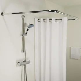 Sealskin Chrome Combi Shower Curtain Rod by Sealskin, shower bars - Ref: Foro24-436885, Price: 35,62 €, Discount: %
