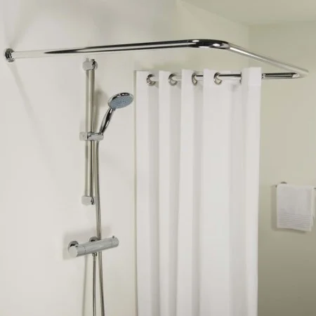 Sealskin Chrome Combi Shower Curtain Rod by Sealskin, shower bars - Ref: Foro24-436885, Price: 35,62 €, Discount: %