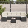 Juego de Sofás de Jardín de 8 Piezas con Cojines Ratán Sintético Negro von , Outdoor-Sofas - Ref: Foro24-3346637, Preis: 485,...