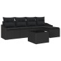 Conjunto de Sofás de Jardín Set de 6 Negro by , Outdoor sofas - Ref: Foro24-3346693, Price: 355,04 €, Discount: %