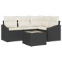 Juego de Sofá de Jardín de 4 Piezas con Cojines Ratán Poliéster Marrón by , Outdoor sofas - Ref: Foro24-3346707, Price: 330,6...