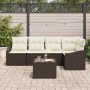 Juego de Sofá de Jardín de 5 Piezas con Cojines Grises de Ratán Poli von , Outdoor-Sofas - Ref: Foro24-3346728, Preis: 395,34...