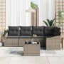 Conjunto de Sofá de Jardín de 5 Piezas con Cojines Negro de Poliratán de , Sofás de exterior - Ref: Foro24-3346729, Precio: 3...