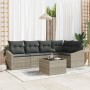 Juego de sofá de jardín de 6 piezas con cojines gris poliratán von , Outdoor-Sofas - Ref: Foro24-3346732, Preis: 422,73 €, Ra...