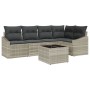 Juego de sofá de jardín de 6 piezas con cojines gris poliratán von , Outdoor-Sofas - Ref: Foro24-3346732, Preis: 422,73 €, Ra...