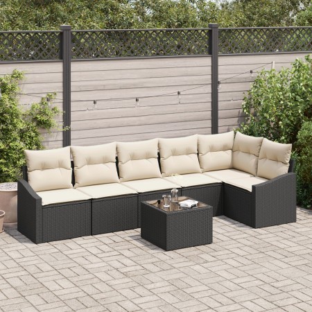 Conjunto de Sofá de Jardín de 6 Piezas con Cojines Marrón Poliratán by , Outdoor sofas - Ref: Foro24-3346747, Price: 411,30 €...