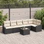 Conjunto de Sofá de Jardín de 6 Piezas con Cojines Marrón Poliratán by , Outdoor sofas - Ref: Foro24-3346747, Price: 411,30 €...