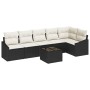 Conjunto de Sofá de Jardín de 6 Piezas con Cojines Marrón Poliratán by , Outdoor sofas - Ref: Foro24-3346747, Price: 411,30 €...