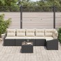 Conjunto de Sofá de Jardín de 6 Piezas con Cojines Marrón Poliratán by , Outdoor sofas - Ref: Foro24-3346747, Price: 411,30 €...