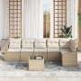 Juego de Sofá de 7 Piezas para Jardín con Cojines de Ratan Poliéster Marrón by , Outdoor sofas - Ref: Foro24-3346751, Price: ...
