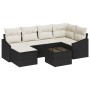 Juego de Sofá de Jardín de 6 Piezas con Cojines de Ratán Poliratán Marrón von , Outdoor-Sofas - Ref: Foro24-3346797, Preis: 4...