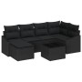 Juego de sofá de jardín de 7 piezas con cojines de Beige de Poliratán by , Outdoor sofas - Ref: Foro24-3346803, Price: 433,85...