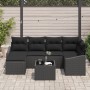 Juego de sofá de jardín de 7 piezas con cojines de Beige de Poliratán by , Outdoor sofas - Ref: Foro24-3346803, Price: 433,85...
