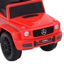 Coche de empuje para niños Mercedes Benz G63 rojo