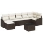 Juego de Sofás de Jardín de 7 Piezas con Cojines Grises de Ratán de Polietileno by , Outdoor sofas - Ref: Foro24-3346818, Pri...