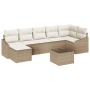 Juego de sofá de jardín de 8 piezas con cojines Marrón Ratán Sintético by , Outdoor sofas - Ref: Foro24-3346821, Price: 506,1...