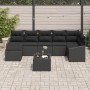 Juego de Sofá de 8 piezas para Jardín con Cojines Beige Poliratán by , Outdoor sofas - Ref: Foro24-3346823, Price: 496,25 €, ...