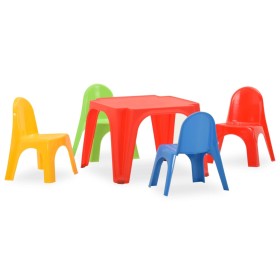 Juego de mesa y sillas para niños PP