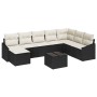 Conjunto de Sofá de Jardín de 8 Piezas con Cojines de Ratán Poliéster Marrón von , Outdoor-Sofas - Ref: Foro24-3346847, Preis...