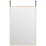 Türspiegel aus Glas und goldenem Aluminium, 40 x 60 cm von vidaXL, Spiegel - Ref: Foro24-327415, Preis: 27,53 €, Rabatt: %