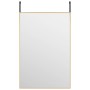 Türspiegel aus Glas und goldenem Aluminium, 40 x 60 cm von vidaXL, Spiegel - Ref: Foro24-327415, Preis: 27,91 €, Rabatt: %