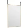 Türspiegel aus Glas und goldenem Aluminium, 40 x 60 cm von vidaXL, Spiegel - Ref: Foro24-327415, Preis: 27,53 €, Rabatt: %
