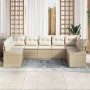 Conjunto de Sofás de Jardín de 9 Piezas con Cojines Beige Poliratán von , Outdoor-Sofas - Ref: Foro24-3346881, Preis: 601,09 ...