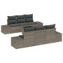 Juego de Sofá para Jardín de 7 Piezas con Cojines Gris Poliratán von , Outdoor-Sofas - Ref: Foro24-3346949, Preis: 519,36 €, ...