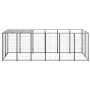 Black steel kennel 330x110x110 cm by vidaXL, Dog kennels and fences - Ref: Foro24-150782, Price: 260,98 €, Discount: %