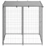Versilberte Stahl Hundehütte 10x110x110 cm von vidaXL, Hundehütten und Zäune - Ref: Foro24-150785, Preis: 152,19 €, Rabatt: %