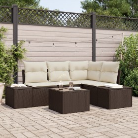 Juego de Sofá de Jardín de 4 Piezas con Cojines Gris Poliratán by , Outdoor sofas - Ref: Foro24-3347048, Price: 374,16 €, Dis...