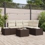 Juego de Sofá de Jardín de 4 Piezas con Cojines Gris Poliratán by , Outdoor sofas - Ref: Foro24-3347048, Price: 374,16 €, Dis...