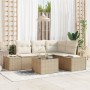 Juego de Sofá de 5 Piezas de Jardín con Cojines Ratán Poliéster Marrón by , Outdoor sofas - Ref: Foro24-3347051, Price: 379,4...