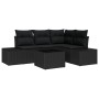 Conjunto de Sofá de Jardín de 5 piezas con Cojines Beige de Poliratán von , Outdoor-Sofas - Ref: Foro24-3347053, Preis: 366,8...