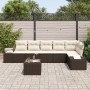 Conjunto de Sofá de Jardín de 6 piezas con Cojines Gris Poliratán von , Outdoor-Sofas - Ref: Foro24-3347088, Preis: 493,76 €,...