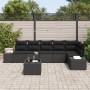 Conjunto de Sofás de Jardín de 7 Piezas con Cojines Beige Poliratán von , Outdoor-Sofas - Ref: Foro24-3347093, Preis: 478,24 ...