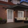 Toldo con Manual Antracita 4 x 3 m Metal