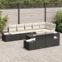 Conjunto de Sofá de Jardín de 8 Piezas con Cojines de Rattan Poliéster Marrón von , Outdoor-Sofas - Ref: Foro24-3347117, Prei...