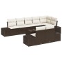 Juego de Sofá de Jardín de 8 Piezas con Cojines Gris Poliratán by , Outdoor sofas - Ref: Foro24-3347118, Price: 695,30 €, Dis...