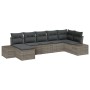 Set de Sofá de Jardín de 7 Piezas con Cojines Gris Poliratán by , Outdoor sofas - Ref: Foro24-3347149, Price: 455,95 €, Disco...