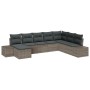 Juego de Sofás de Jardín de 8 Piezas con Cojines Gris Poliratán von , Outdoor-Sofas - Ref: Foro24-3347179, Preis: 516,16 €, R...
