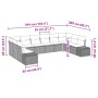 Conjunto de Sofá de Jardín de 10 Piezas con Cojines Marrón Ratán Polibi by , Outdoor sofas - Ref: Foro24-3347238, Price: 702,...