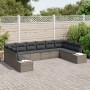 Juego de Sofá de Jardín de 10 Piezas con Cojines Ratán Gris by , Outdoor sofas - Ref: Foro24-3347239, Price: 634,54 €, Discou...