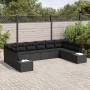 Conjunto de Sofás de Jardín de 10 Piezas con Cojines en Ratán Negro by , Outdoor sofas - Ref: Foro24-3347243, Price: 672,77 €...