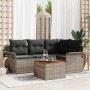 Juego de sofá de jardín de 5 piezas con cojines gris de von , Outdoor-Sofas - Ref: Foro24-3347321, Preis: 329,06 €, Rabatt: %