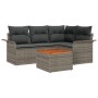 Juego de sofá de jardín de 5 piezas con cojines gris de von , Outdoor-Sofas - Ref: Foro24-3347321, Preis: 329,06 €, Rabatt: %